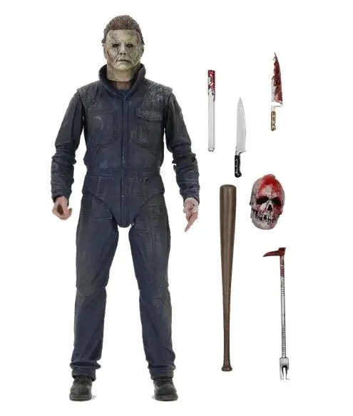 Halloween Kills Ultimate Michael Myers Action Figures Articulated Joints Moveable Model Toys 18cm