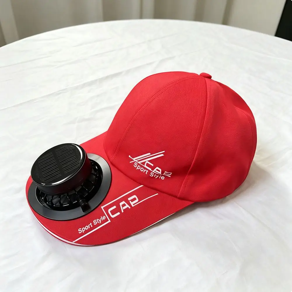 Fashion Breathable Solar Fan Hat Sun Protection Sunshade Fan Hat​​ Built-in Fan​​ Rechargeable Baseball Cap Summer Fan Hat​​