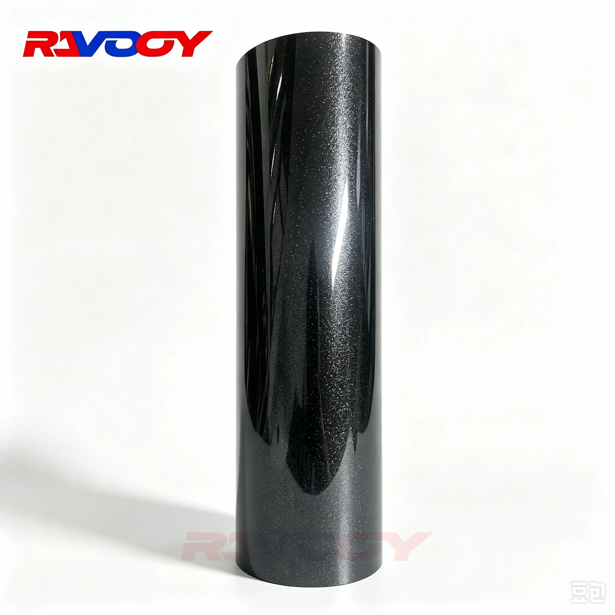 PET glossy diamond black. The vinyl film is self-adhesive and durable, suitable for protecting and modifying car paint surfaces.