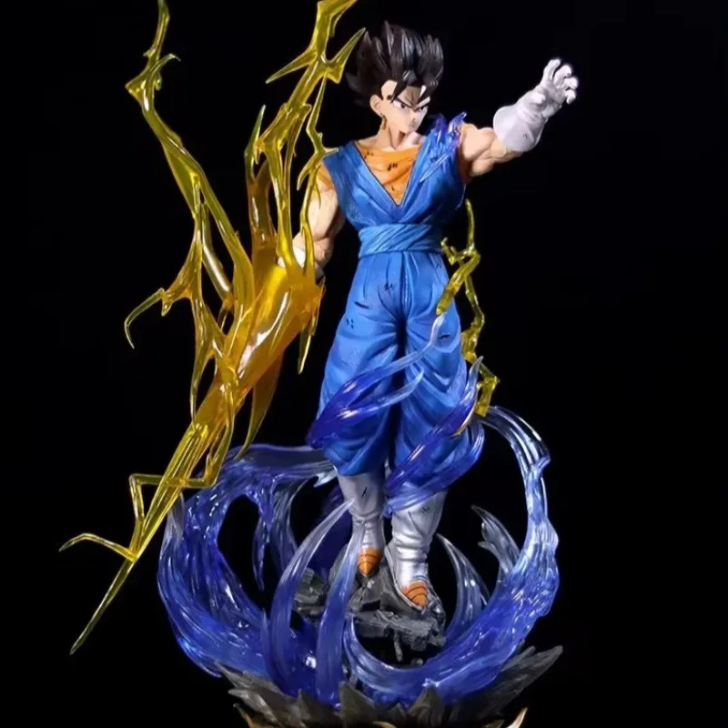 58cm Vegetto Potara Son Goku Super Dragon Ball Animation Peripherals Figures GK Cool Model Desktop Decorations Collections Toys