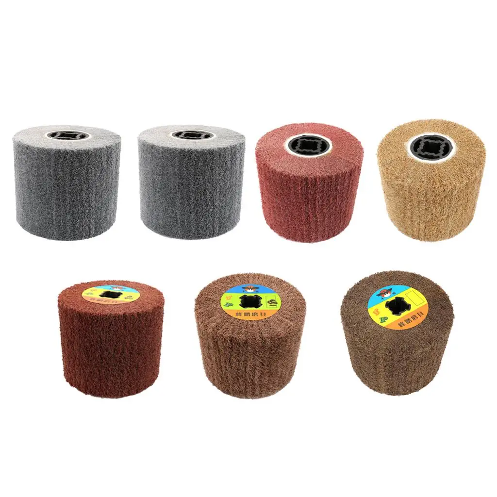 Wire Drawing Wheel Scouring Pad Long Service Life Metal Polishing Buffing Tool for Deep Scratch Repair