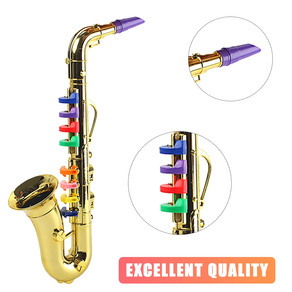 Jouet Saxophone Interactif Coloré – Instrument Musical En Plastique Pour Enfants, Éveil Musical Ludique Et Éducatif