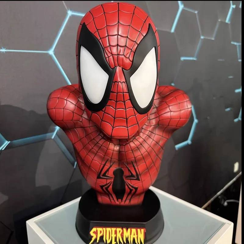 

52cm Comic Style Spider-Man Gk Resin Bust, Marvel Series Large Statue Model, Big Desktop Decor Gift For Men