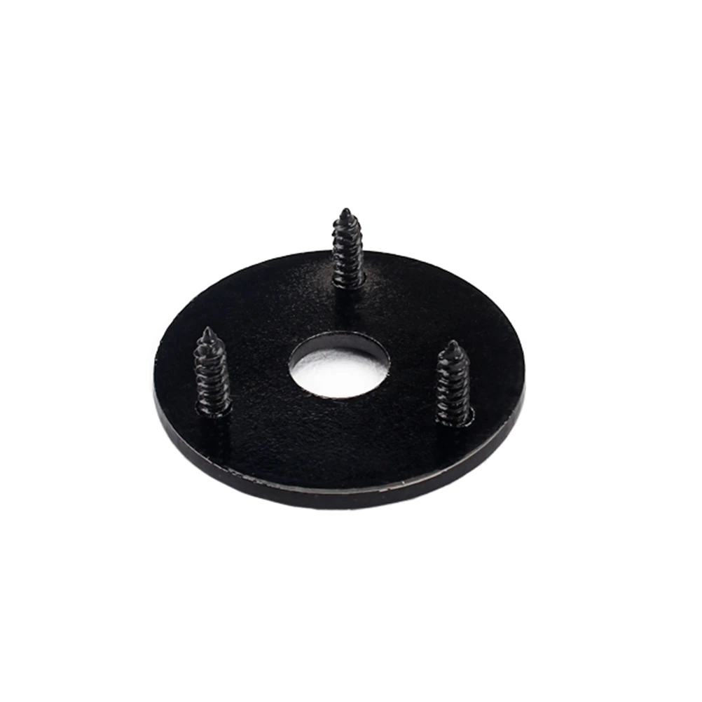 

Sturdy Round Guitar Jack 1/4 Inch Indented Metal Pickup Input Output Socket Plate For Electric Guitar Bass Glossy Finish Durable