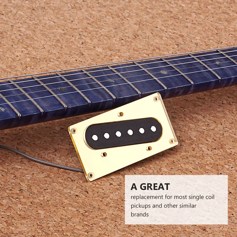 

Small Cover Plate Inclined Hole Electric Guitar Pickup Protective Conversion Replacement Edges for