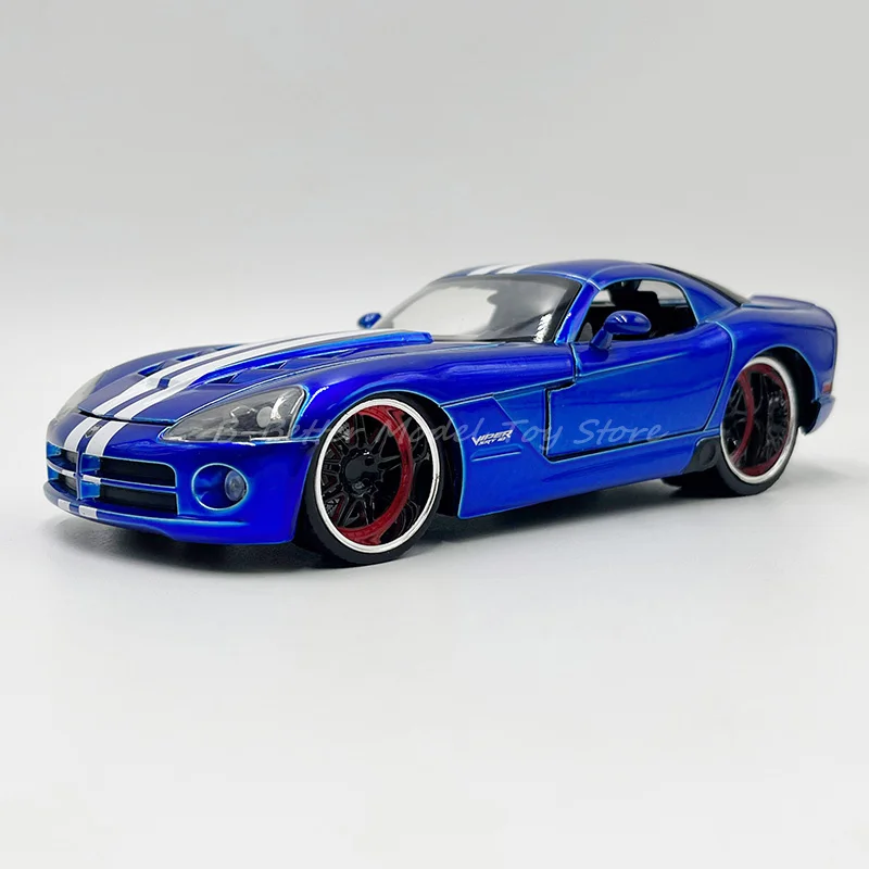 1:24 Diecast Metal Car Model Toy 2008 Dodge Viper SRT 10 Miniature Replica For Collection