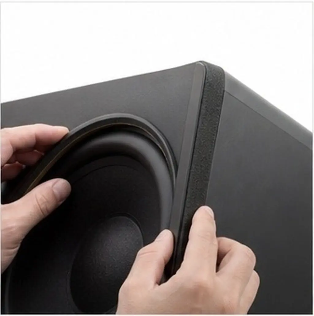 Eva Speaker Sealing Strip Adhesive Shockproof Anti-Vibration Non-Slip Audio Speaker Sealing Pad Flexible Easy to Cut
