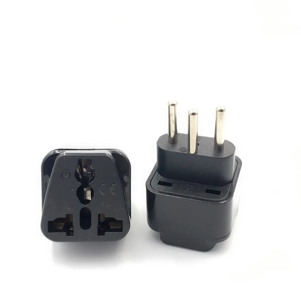 Universal 3pin Adaptor Steker Konversi Swiss UK/US/EU/AU 3 Pin Steker Bepergian Swiss Tipe J Steker Konverter Steker Swiss