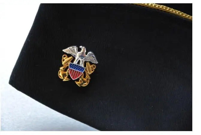 Cappello americano Navy Boat Cap Bend Spring Uomo Nero