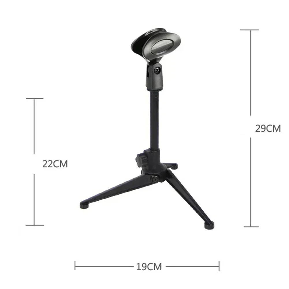 Clip Holder Bracket Microfone Stand Pacote, Conteúdo Nome da Parte, ABS Posicionamento Microfone, Gravação Karaoke Compact