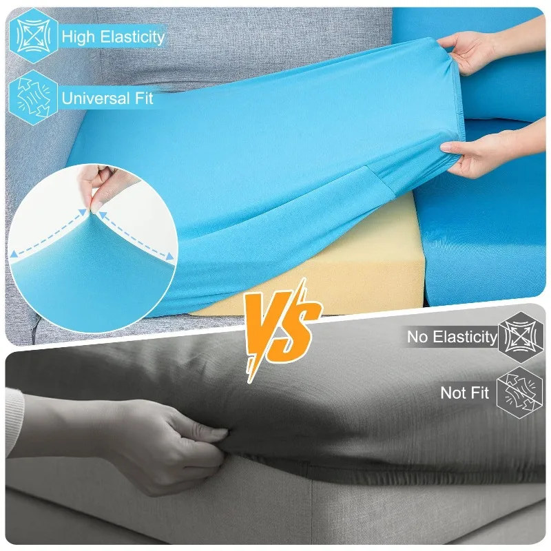 8PC Outdoor Elastic Sofa Cover For Living Room Tropical Patio Furniture Protector Sofa Cushion Cover Removable Couch Covers 2026