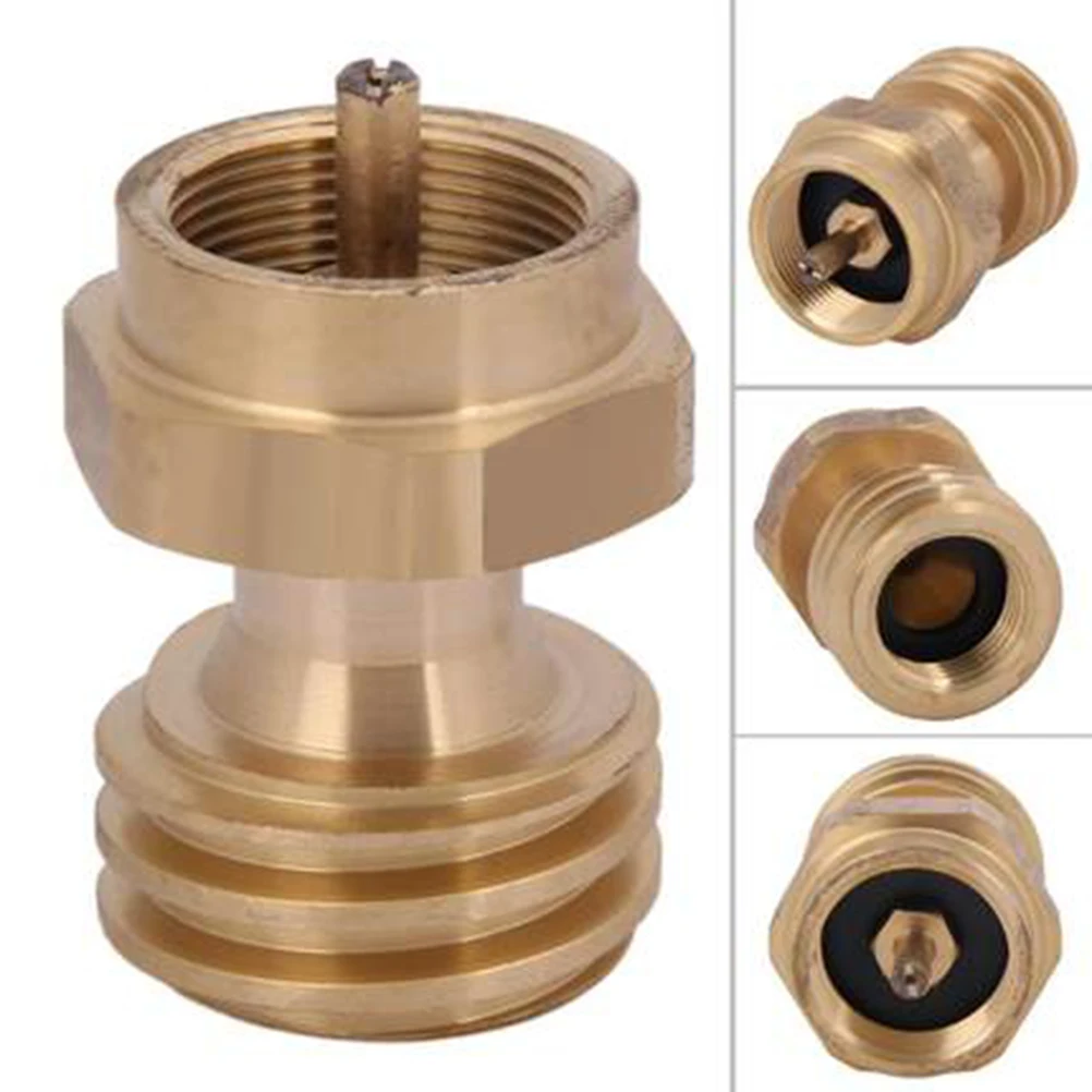 

Gas Tank Conversion /8-14 Left To 1 Inch-20 Teeth Brass Transfer Joint For Propane Cylinder Refill Bbq Grill