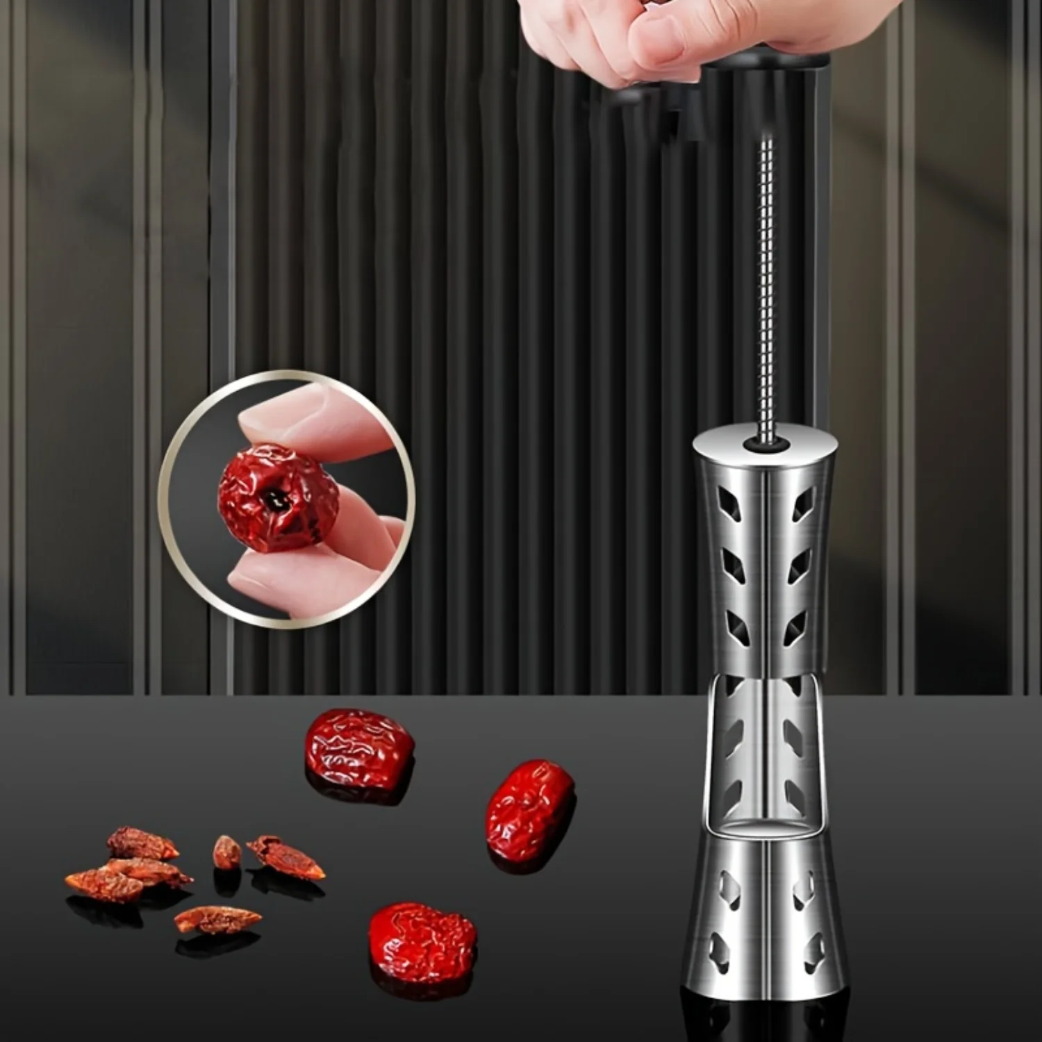 1pc Jujube Core Remover: Reusable Fruit Corer for Cherry, Hawthorn - Essential Utensil for Apartment & College Dorm Living - Off