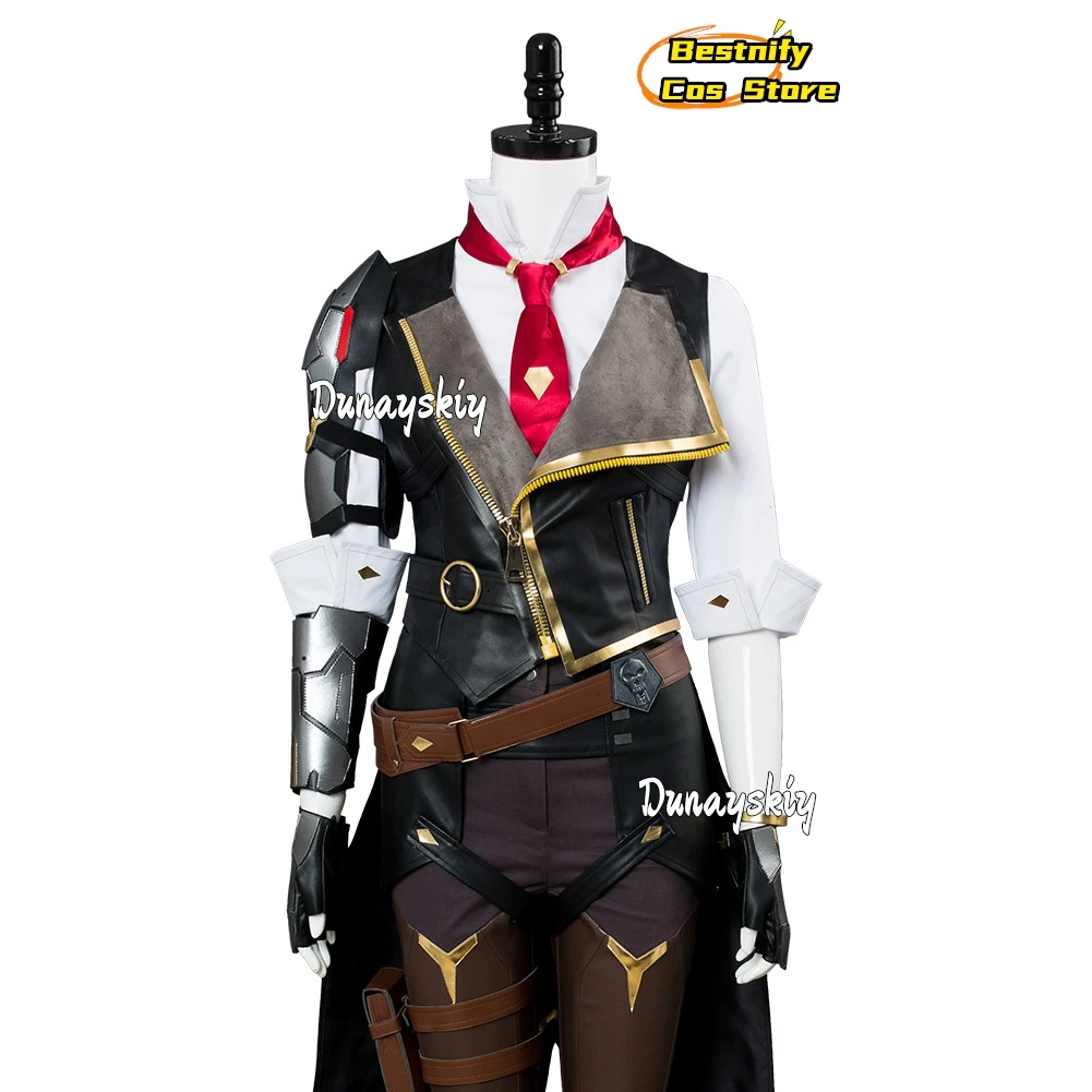 OW Ashe เกม OW เครื่องแต่งกาย Top กางเกงหมวก Western Cowboys ชุดผู้ใหญ่ผู้หญิงชุดอะนิเมะชุดวิกผมรองเท้า Prop บทบาทเล่นชุด