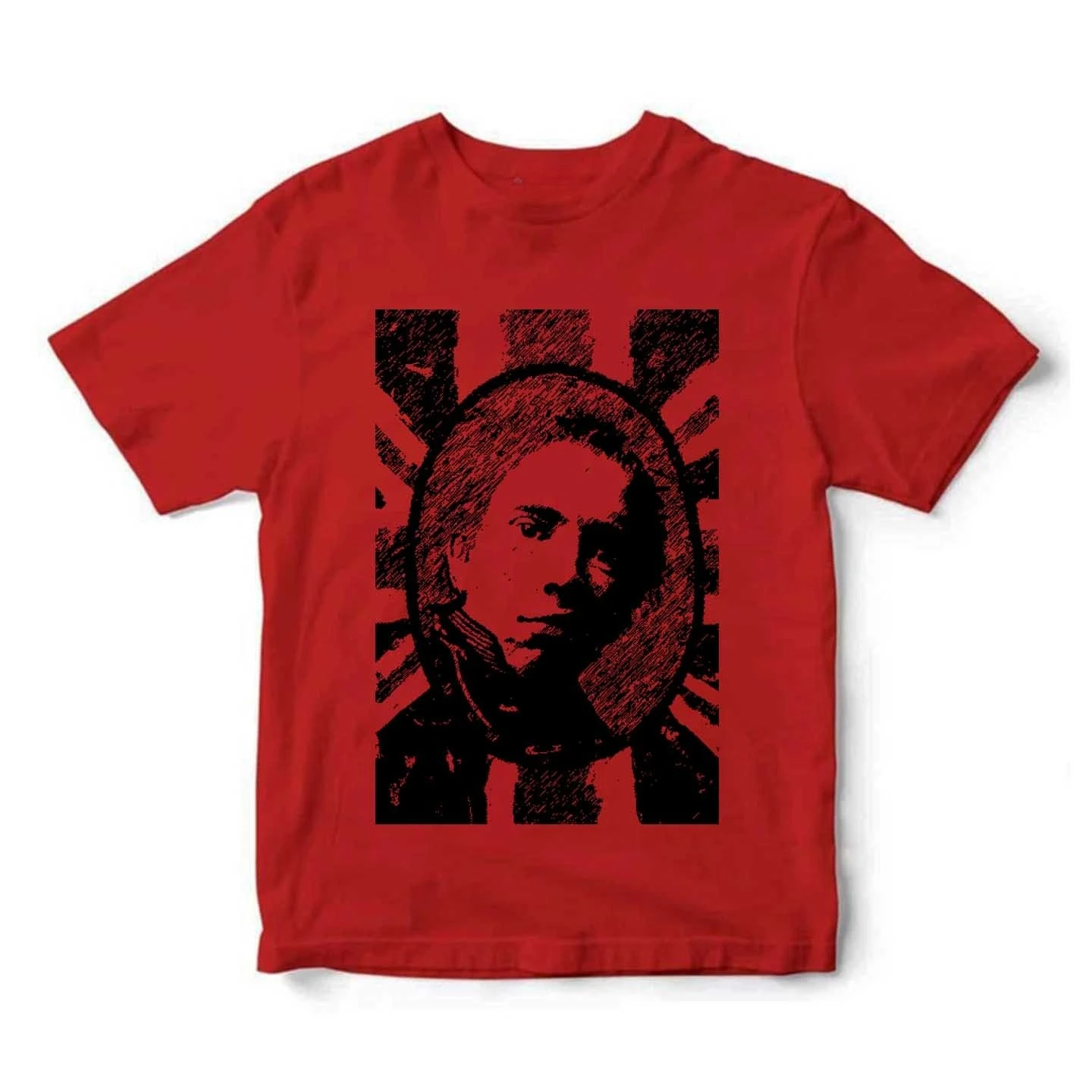 Sex Pistols Sid Vicious Blurred Grainy Print Punk T-shirt for Men and Women in Pure Cotton Short Sleeve Style