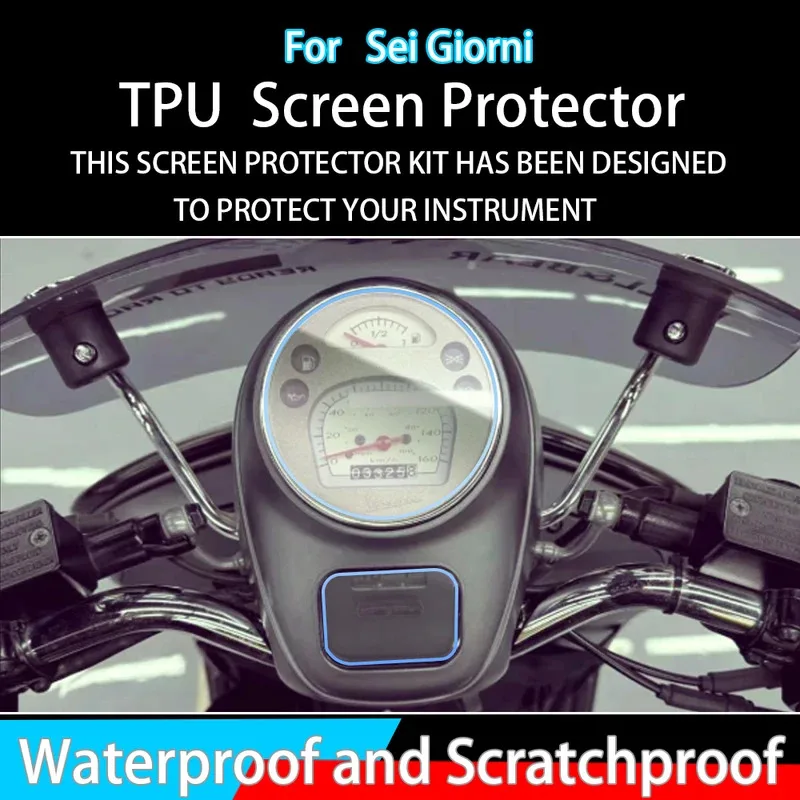 

For VESPA Sei Giorni Motorcycle Scratch Cluster Screen Dashboard Protection Instrument Film
