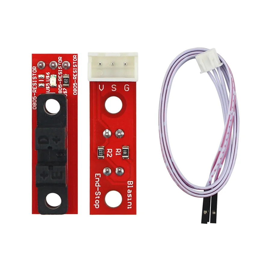 3 pces/6 pces interruptor de limite de endstop óptico para rampas 1.4, controle de luz da impressora 3d com cabo de 3 pinos para projetos diy
