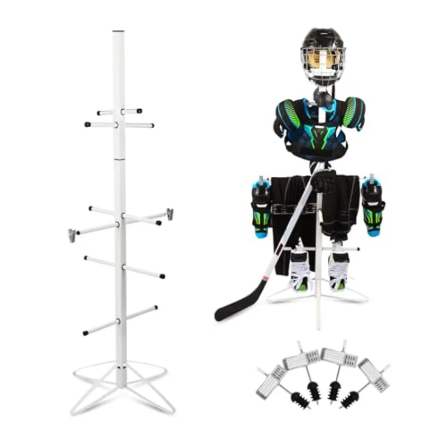 

Hockey Gear Drying Rack Hockey Drying Rack Metal Sports Gear Storage Dry Rack for Drying and Storing Adult and Child Sports Equ