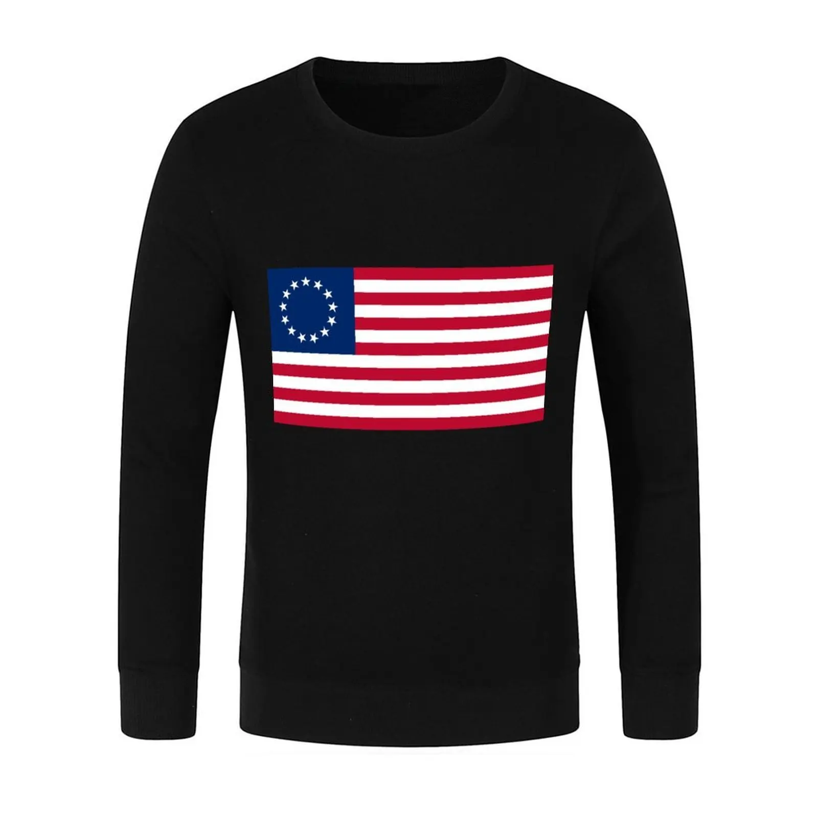 بيتسي روس العلم الأمريكي البلوز الجرافيك تي شيرت الرجال بلوزة أنيمي الملابس الرجال معطف البلوز للرجال