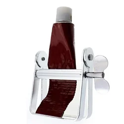 New Hot Silver Aluminum Manual Toothpaste Dispenser Tooth Paste Tube Squeezer Accessories Hair Color Dye Rolling Squeezing Tools