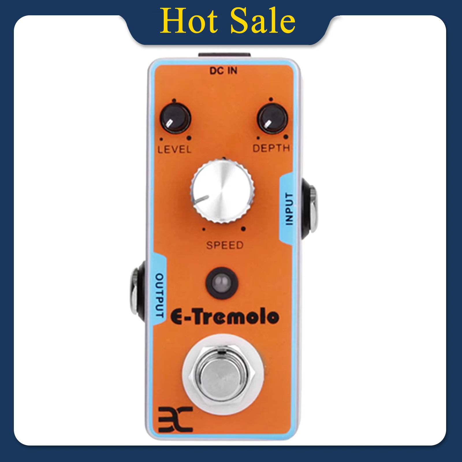 ENO E-Tremolo Electric Guitar Effect Pedal Tremolo Effect Metal Case True Bypass Pedal TC43 Electric Guitar Accessories & Parts