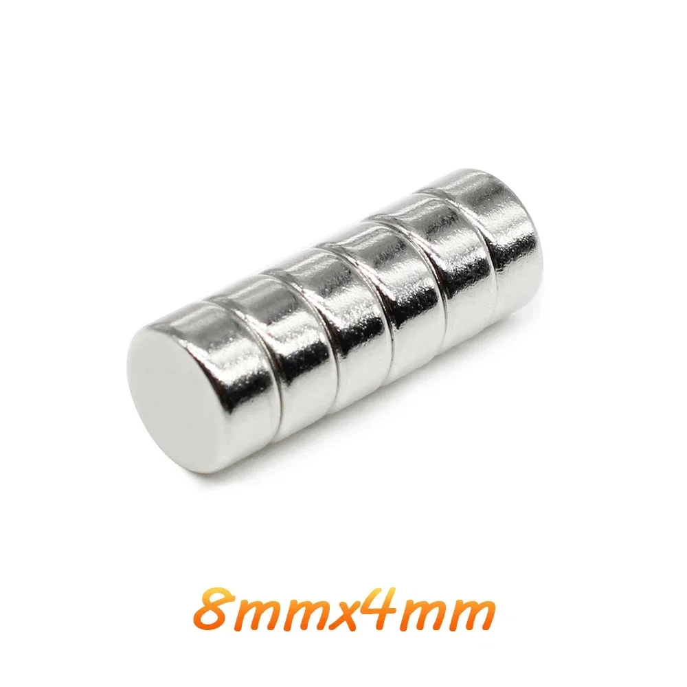 20/50/100/150/200/300PCS 8x4 Small Round Powerful Magnet N35 Neodymium Magnet Disc 8x4mm Permanent Rare Earth Magnet Strong 8*4