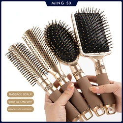 Hair Massage Air Cushion Comb Brush Scalp Hairbrush Detangle Anti Static Salon Hairdressing Styling Tool For Straight Curl Hair