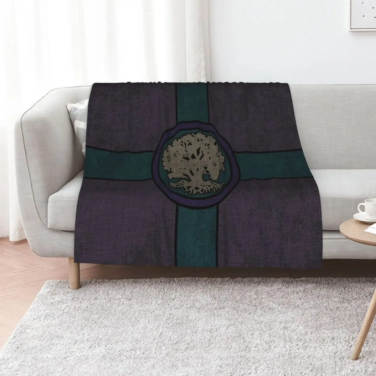 

TES Tapestry 13 - Flag of Chorrol Throw Blanket Multi Purpose Soft Warm Blanket for Home Travel