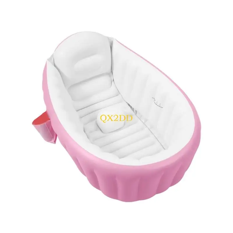 QX2D Easy To Store Baby Bathing Tub with Quick Inflation & Deflation for Outdoor Use