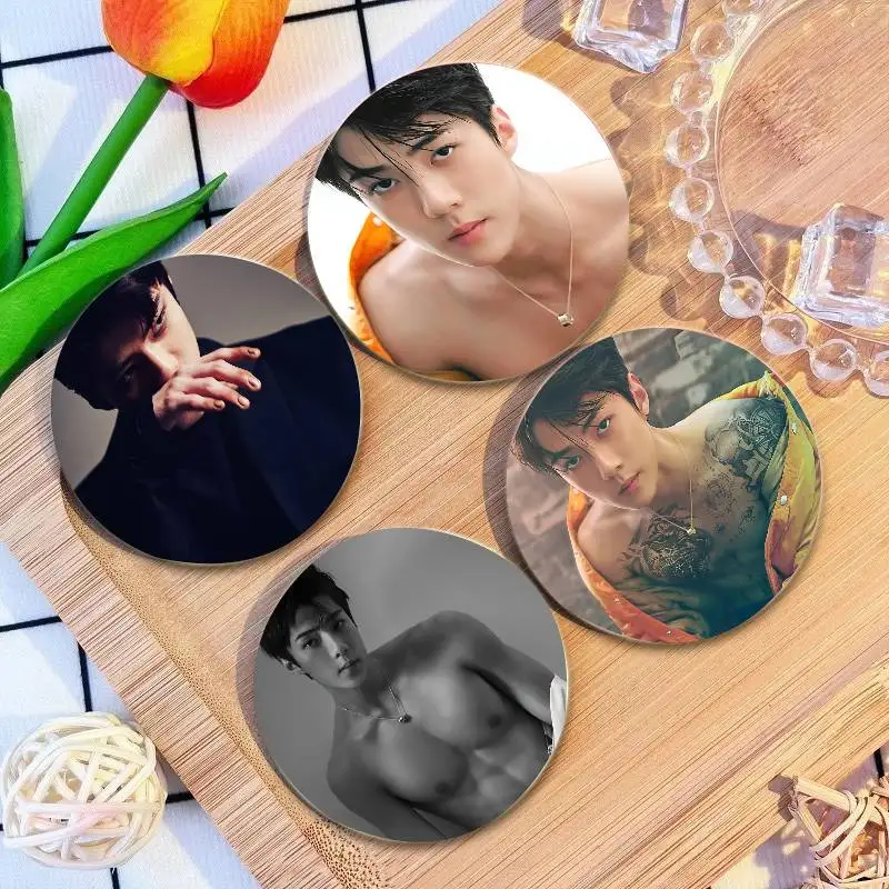 Kpop Exo Oh Se Hun Sehun круглый значок жесть монета брошь одежда аксессуары для рюкзака булавка на лацкан