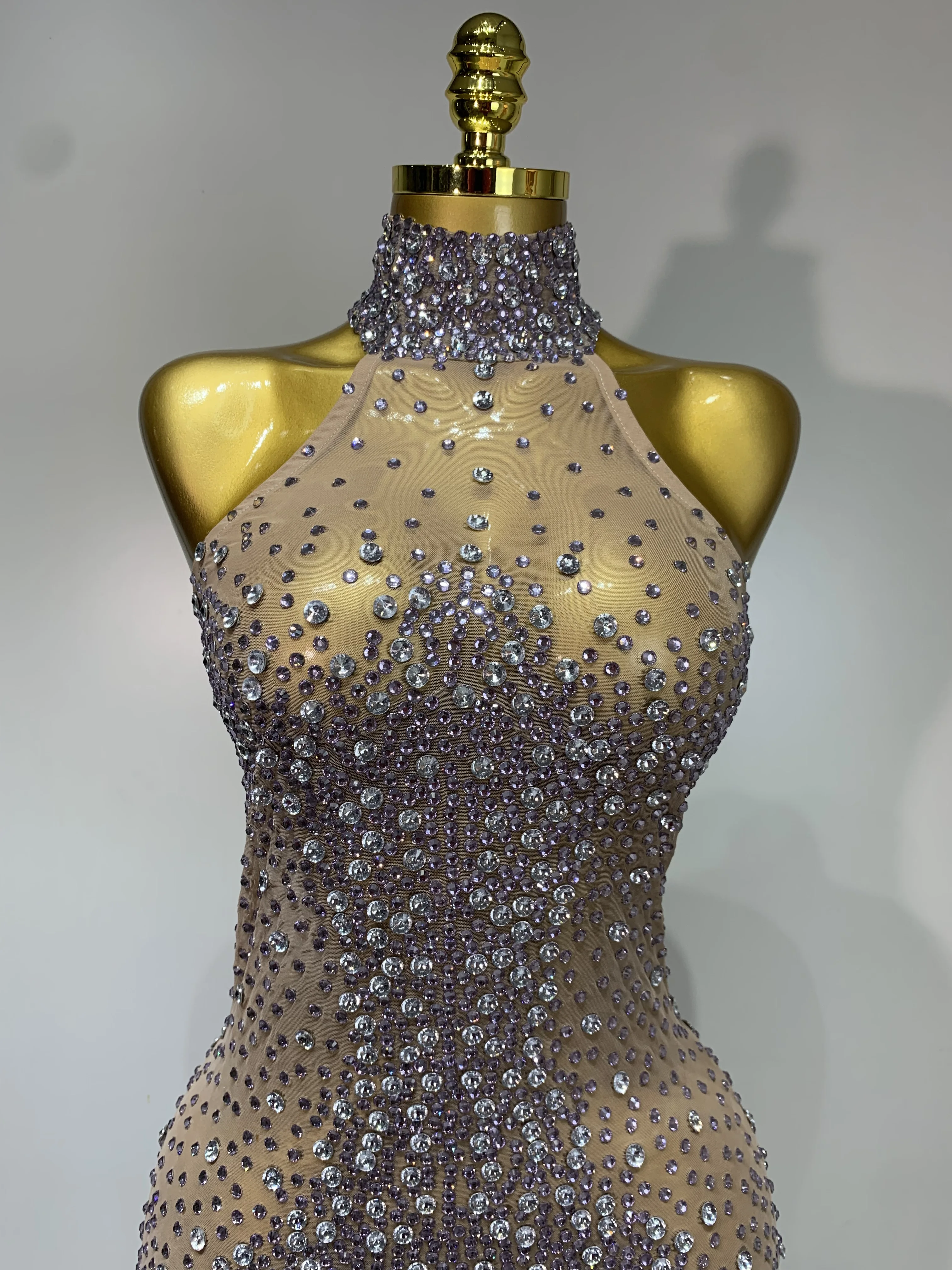 2025 New Sleeveless Mesh See Through Long Dress Sexy Backless Sparkly Rhinestone Dress Celebration Festival Evening Party Gowns - AliExpress 200000345 2025 New Sleeveless Mesh See Through Long Dress Sexy Backless Sparkly Rhinestone Dress Celebration Festival Evening Party Gowns - AliExpress 200000345