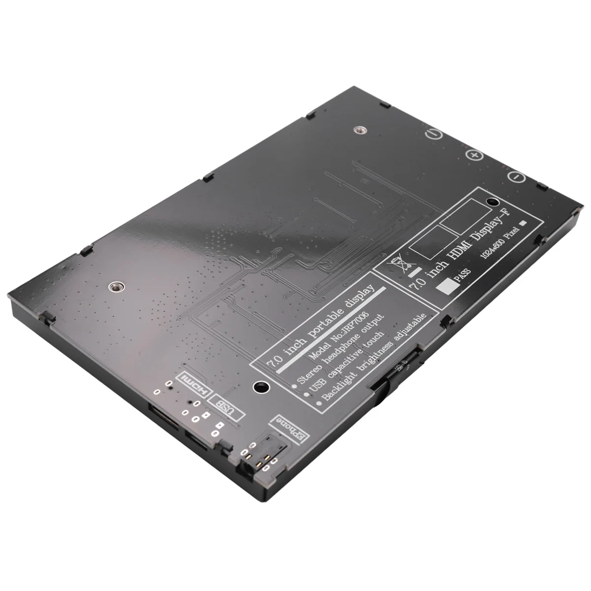 ABJU 7 Inch 1024X600 LCD Screen IPS Full Viewing Angle Control Board Capacitive Screen Touch Display for