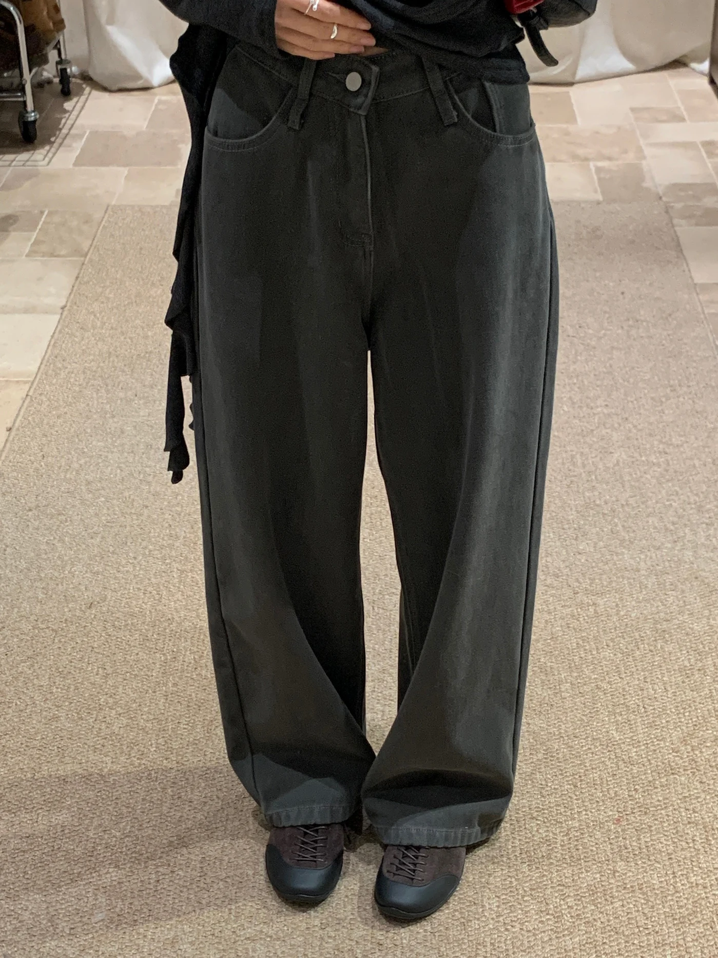 

Deep ey Fce Lined Straight Leg Jeans Women's Faion Casual Autumn Winter SleBRIVIN 2025 New Arrival Ladies Jeans