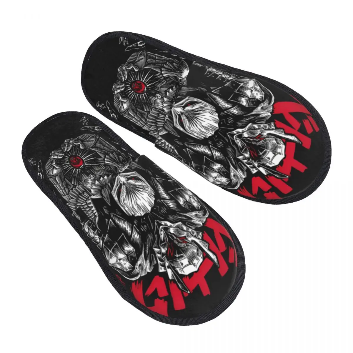 

Custom Classic Hot Animes B-Bereserks Memory Foam Slippers Women Comfy Warm House Slippers