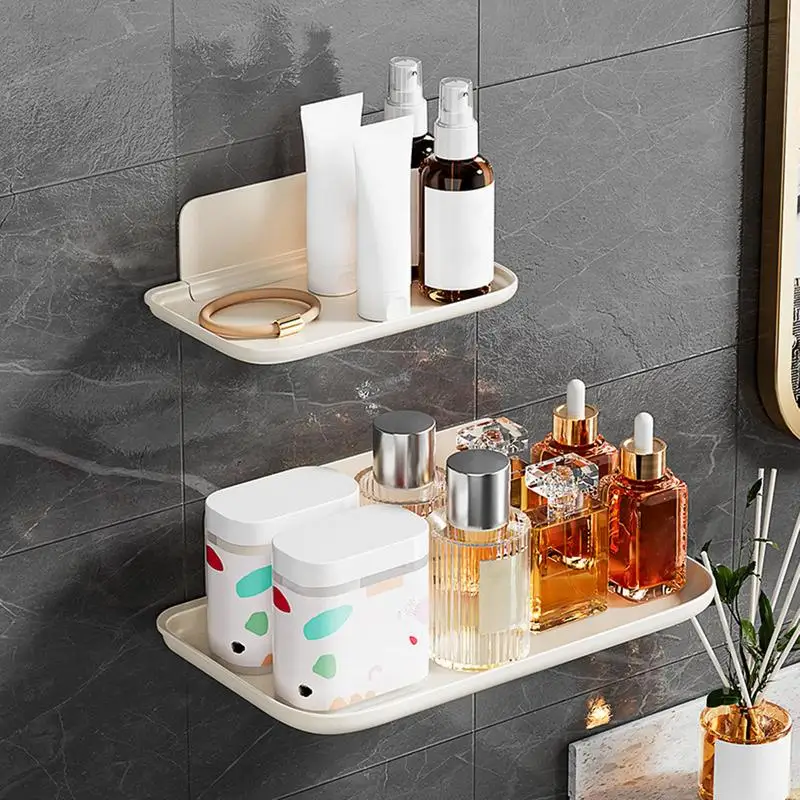 Foldable Bathroom Punch-free Wall-mounted Storage Rack Phone Holder Jewelry Remote Control Towel Clothes Storage Rack