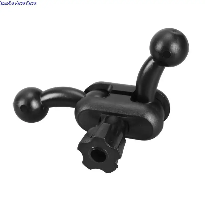 D0UA 17mm 더블 사이드 볼 마운트 암 확장로드 자동차 전화 홀더 및 내비게이션 비디오 라이트 리그 사진 장비에 적합합니다.