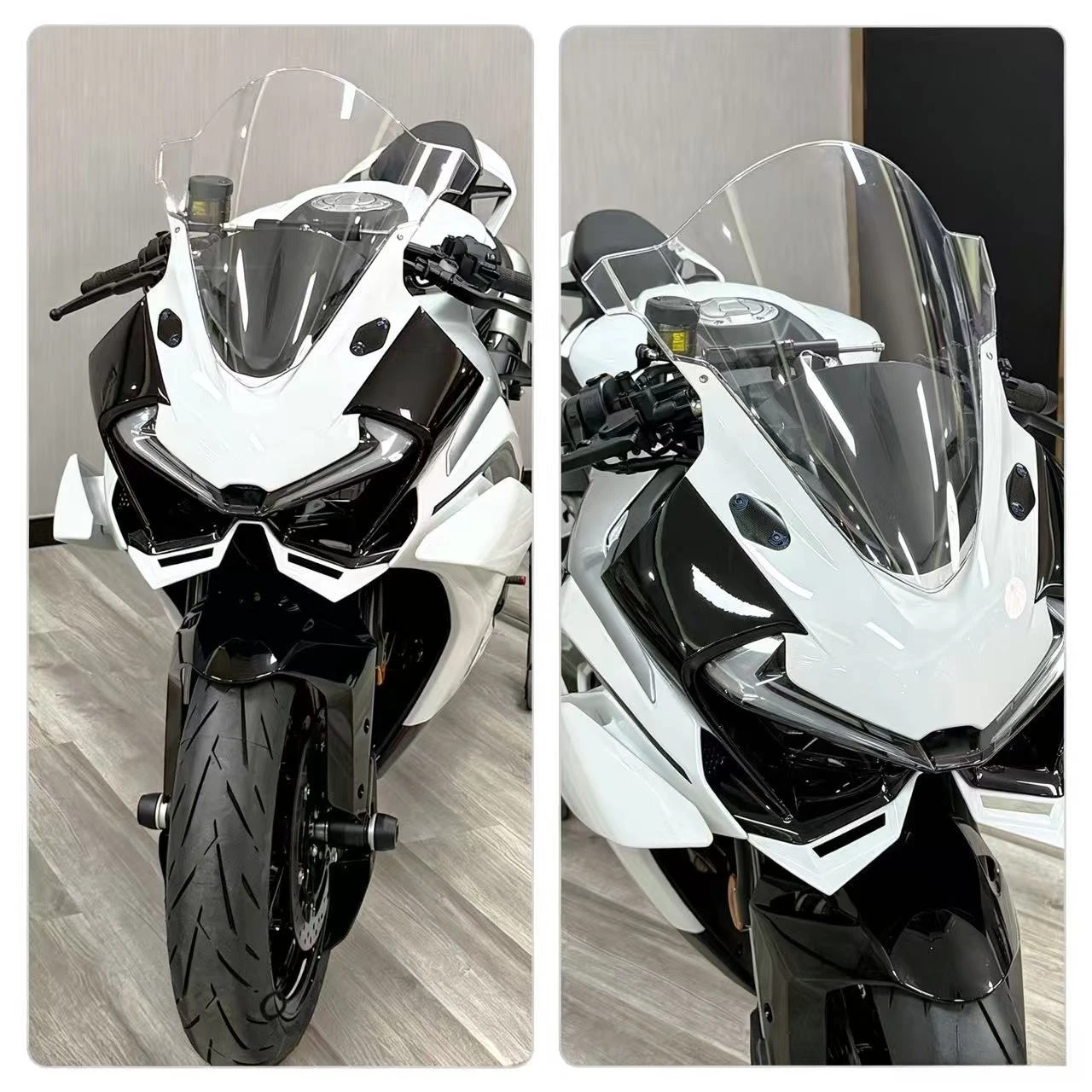 Competition Windshield Motorcycle Heighten Windscreen Wind Deflectors Shield Protector Fit For CFMOTO 500SR 500 SR 2026-2027