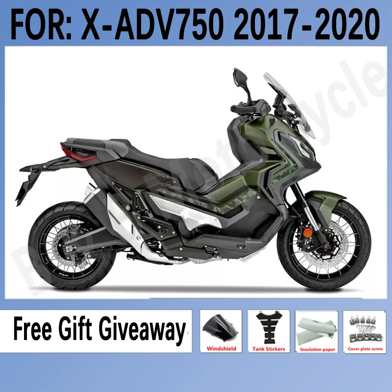 

New ABS Motorcycle Fairings Kit Fit for HONDA X-ADV750 XADV X ADV 750 2017 2018 2019 2020 Body Full Fairings Kits set Green