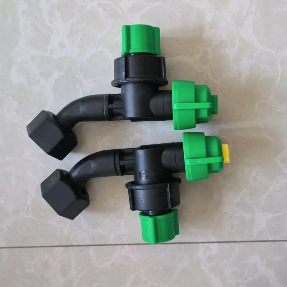 10Pcs 45° Anti‑Drip Agricultural Spraying Nozzle, Threaded Replacement Sprayer Parts for Agricultural Vehicle Motorized Sprayer