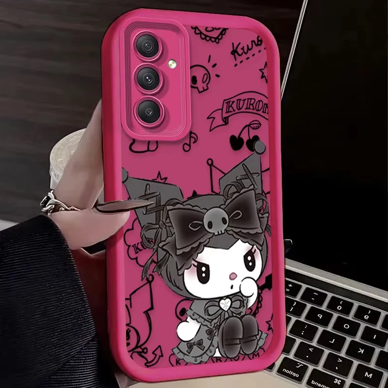 Sanrio Kuromi Mymelody Cartoon Phone Case For Samsung Galaxy A14 A15 S21 S22 S23 S24 S25 FE Plus Ultra A25 A35 A52 A53 A54 A55 - náhled 3