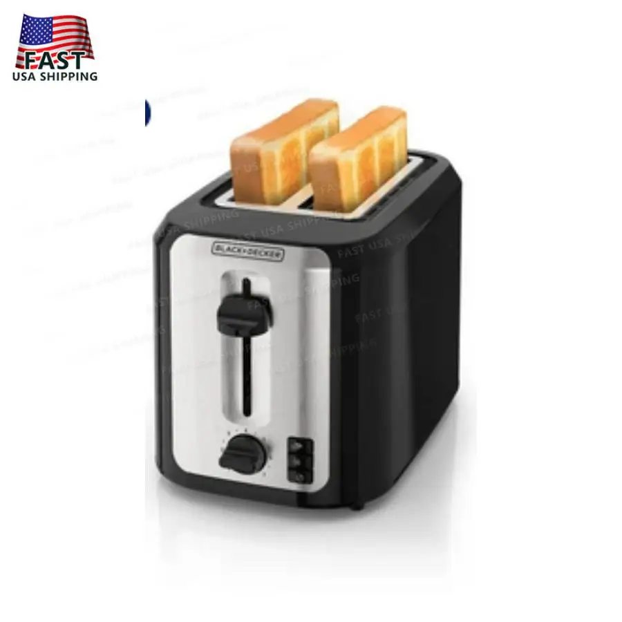 

Тостер на 2 ломтика, очень широкие слоты и функция бублика