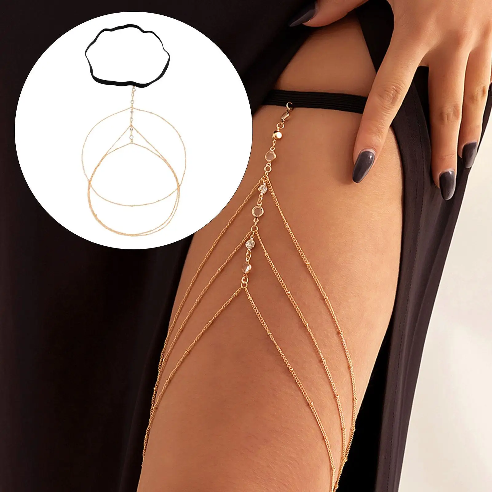 Thigh Chain for Women Bikini Body Thigh Chain for Valentines Day Gift Summer