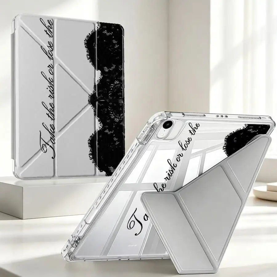 With Pen Slot Cover Tablet Case For iPad 10th Gen 12th 9th Mini 7 6 5 Air 8 M2 M3 3 Pro 13 2025 2026 11th Mandala Pattern Art