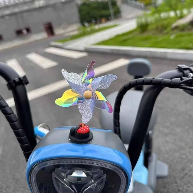 Mini Windmill Ornaments - Creative & Cute Decorations for Electric Cars, Motorcycles & Bicycles - Healing Vehicle Accessories