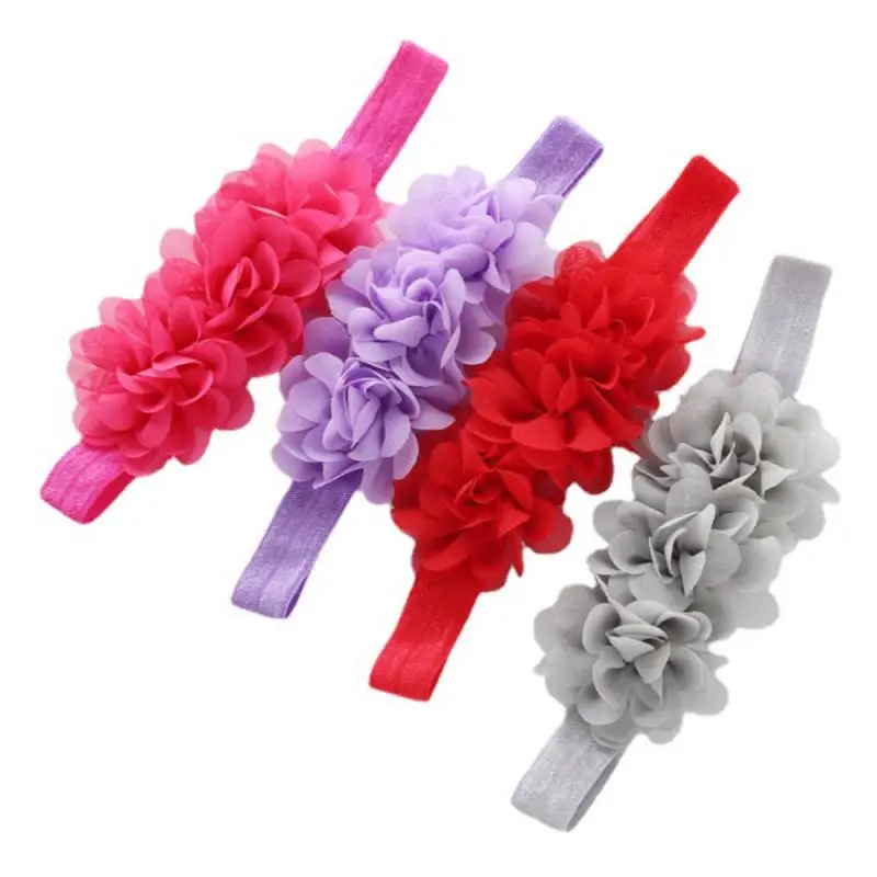 2/4/6PCS Soft Nylon Childrens Headband Elastic Headband Not Limited To Ears Pregnant Baby Bow Headband