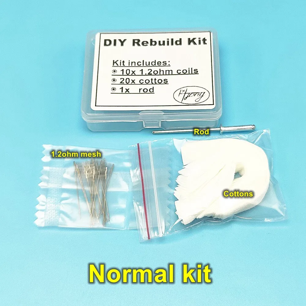 Kit de reconstrucción de la serie Hong Caliburn, piezas de montaje, malla de reparación 1,2, alambre de algodón, herramientas de varilla de acuarela DIY