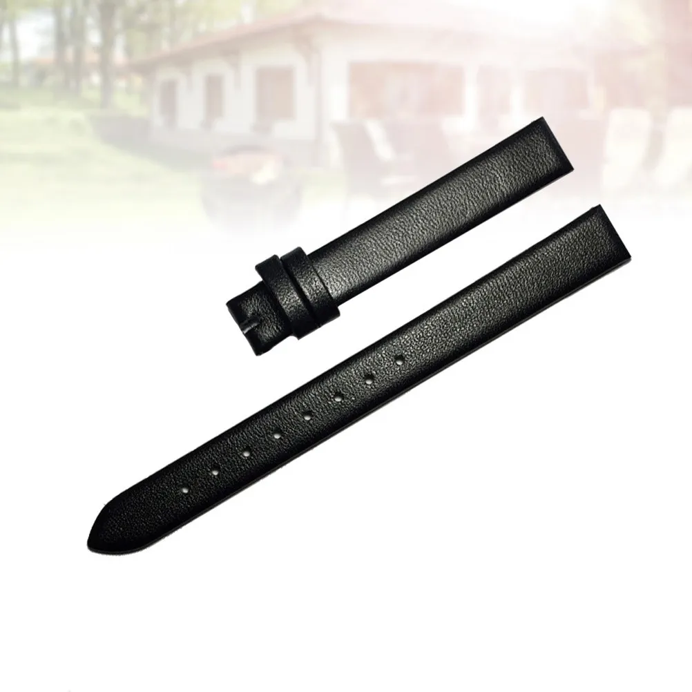 8mm Black Watch Band for Men and Women – Comfortable, Sweat-Resistant, Fashionable Replacement Strap