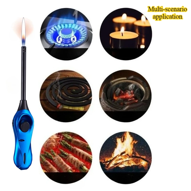 

Multi Purpose Open Flame Extended Inflatable Ignition Gun Suitable For Kitchen Gas Stove, Aromatherapy Candle, Outdoor BBQ