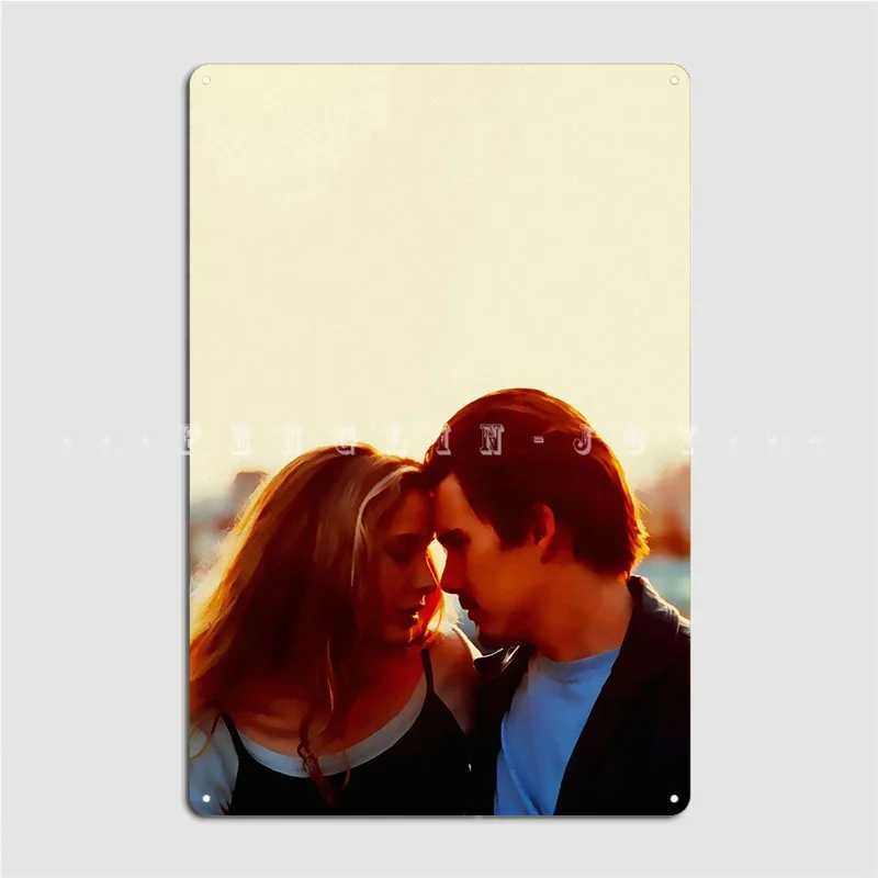 قبل شروق الشمس لوحة معدنية ملصق نادي بار اللوحات حانة إنشاء ملصق تسجيل القصدير #1