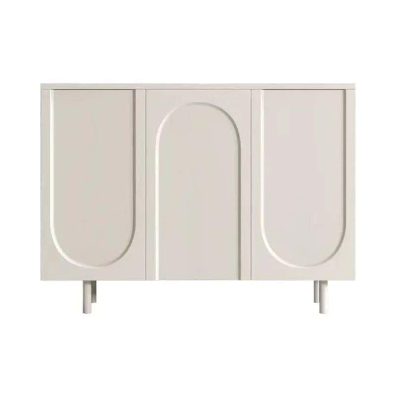 Shoe cabinet French door home against the wall new clearance cream integrated shoe rack Internet celebrity storage locker